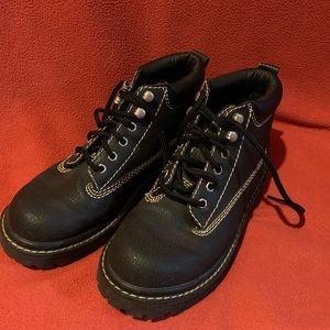 🌑vintage black ankle boots🌑